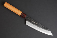 Charger l'image dans la galerie, CA011 - Couteau Japonais Wa-Rocking Santoku noir Sakai Takayuki  - 16cm en acier au carbone Aogami S.