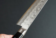Charger l'image dans la galerie, CH006 - Couteau Japonais Santoku Zenpou  - Lame de 18cm en acier Gingami3
