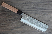 Charger l'image dans la galerie, CH020 - Couteau Japonais Wa-Nakiri martellé Zenpou  - Lame de 16.5cm en acier Aogami Super