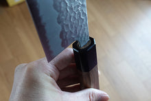 Charger l'image dans la galerie, CH020 - Couteau Japonais Wa-Nakiri martellé Zenpou  - Lame de 16.5cm en acier Aogami Super