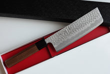 Charger l'image dans la galerie, CH020 - Couteau Japonais Wa-Nakiri martellé Zenpou  - Lame de 16.5cm en acier Aogami Super