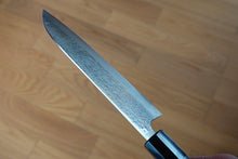Charger l'image dans la galerie, CK201 - Couteau Japonais Wa-Santoku damas 17 couches Echizen Kamo - Lame de 17cm en acier Vg10