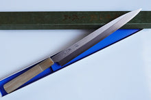 Charger l'image dans la galerie, CM101 Couteau Japonais Yanagiba Zenpou pour droitier - Lame de 24cm en acier au carbone Shirogami