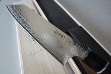 Charger l'image dans la galerie, CS106 - Couteau Japonais Kiritsuke Santoku damas 63 couches zuiun - Lame de 18cm en acier SPG2