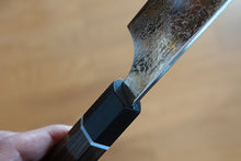 Charger l'image dans la galerie, CS106 - Couteau Japonais Kiritsuke Santoku damas 63 couches zuiun - Lame de 18cm en acier SPG2
