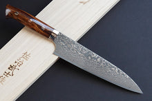 Charger l'image dans la galerie, CS206 - Couteau Japonais Gyuto damas 33 couches Saji - Lame de 21cm en acier R2