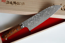 Charger l'image dans la galerie, CS210 - Couteau Japonais Santoku damas 33 couches Saji - Lame de 18cm en acier R2