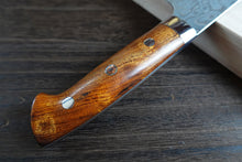 Charger l'image dans la galerie, CS210 - Couteau Japonais Santoku damas 33 couches Saji - Lame de 18cm en acier R2