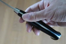 Charger l'image dans la galerie, CS211 - Couteau Japonais Santoku damas 33 couches finition diamant Saji - Lame de 18cm en acier R2