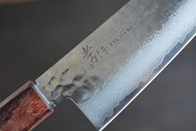 Charger l'image dans la galerie, CA003 - Couteau Japonais Wa-Santoku damas 33 couches Sakai Takayuki - Lame de 17cm en acier Vg10