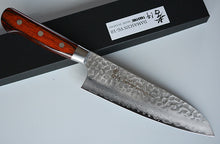 Charger l'image dans la galerie, CA006 - Couteau Japonais Santoku damas 33 couches Sakai Takayuki - Lame de 18cm en acier Vg10