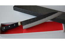 Charger l'image dans la galerie, CH003 - Couteau Japonais Chef Gyuto Zenpou noir  - Lame de 21cm en acier au carbone Aogami Super