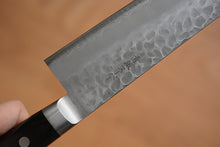 Charger l'image dans la galerie, CH004 - Couteau Japonais Santoku Zenpou martelé  - Lame de 18cm en acier au carbone Aogami Super