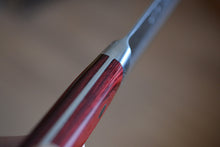 Charger l'image dans la galerie, CH004 - Couteau Japonais Santoku Zenpou martelé  - Lame de 18cm en acier au carbone Aogami Super