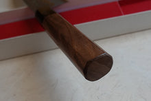 Charger l'image dans la galerie, CH014 - Couteau Japonais Wa-Santoku Zenpou martelé  - Lame de 16.5cm en acier au carbone Aogami Supe
