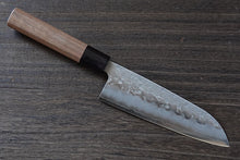 Charger l'image dans la galerie, CH016 - Couteau Japonais Wa-Santoku Zenpou  - Lame de 16.5cm en acier Gingami3