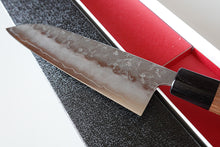 Charger l'image dans la galerie, CH016 - Couteau Japonais Wa-Santoku Zenpou  - Lame de 16.5cm en acier Gingami3