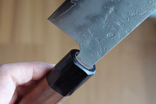 Charger l'image dans la galerie, CH016 - Couteau Japonais Wa-Santoku Zenpou  - Lame de 16.5cm en acier Gingami3