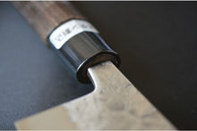 Charger l'image dans la galerie, CK002 - Couteau Japonais Santoku Kawamura - Lame de 16cm en acier au carbone Shirogami