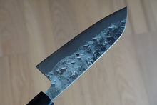 Charger l'image dans la galerie, CK002 - Couteau Japonais Santoku Kawamura - Lame de 16cm en acier au carbone Shirogami