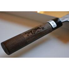 Charger l'image dans la galerie, CK001 - Couteau Japonais Nakiri Kawamura - Lame de 16.5cm en acier au carbone Shirogami