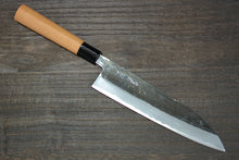 Charger l'image dans la galerie, CK102 - Couteau japonais Gyuto noir Tosa-kajiya - Lame de 21cm en acier au carbone Aogami
