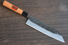 Charger l'image dans la galerie, CK107 - Couteau japonais Kiritsuke noir Tosa-kajiya - Lame de 21cm en acier au carbone Aogami