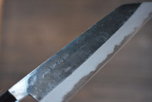 Charger l'image dans la galerie, CK107 - Couteau japonais Kiritsuke noir Tosa-kajiya - Lame de 21cm en acier au carbone Aogami