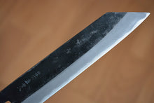 Charger l'image dans la galerie, CK109 - Couteau japonais Kiritsuke Gyuto noir Tosa-kajiya - Lame de 21cm en acier au carbone Aogami