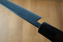 Charger l'image dans la galerie, CM001 - Couteau japonais Gyuto noir Muneishi - Lame de 21cm en acier au carbone Aogami