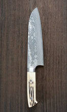 Charger l'image dans la galerie, CS201 - Couteau Japonais Santoku damas 33 couches Saji - Lame de 18cm en acier Vg10