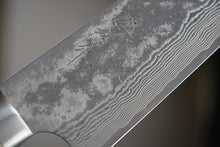 Charger l'image dans la galerie, CS201 - Couteau Japonais Santoku damas 33 couches Saji - Lame de 18cm en acier Vg10