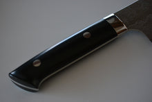Charger l'image dans la galerie, CS202 - Couteau Japonais Santoku damas 33 couches migaki Saji - Lame de 18cm en acier Vg10