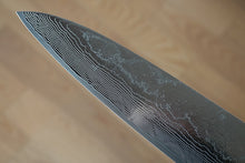 Charger l'image dans la galerie, CS205 - Couteau Japonais Gyuto damas 33 couches migaki Saji - Lame de 21cm en acier Vg10
