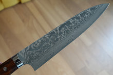 Charger l'image dans la galerie, CS206 - Couteau Japonais Gyuto damas 33 couches Saji - Lame de 21cm en acier R2