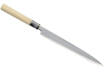 Charger l'image dans la galerie, CT007 Couteau Japonais Yanagiba Tojiro pour droitier - Lame de 23cm en acier au carbone Shirogami