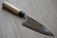 Charger l'image dans la galerie, CT009 Couteau Japonais Deba pour droitier Tojiro - Lame de 18.5cm en acier au carbone Shirogami