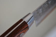 Charger l'image dans la galerie, CY203 - Couteau Japonais Santoku damas 17 couches martellé Zen-Pou - Lame de 18.5cm en acier Vg10