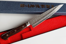 Charger l'image dans la galerie, CY204 - Couteau Japonais Petit damas 17 couches martellé Zen-Pou - Lame de 14cm en acier Vg10