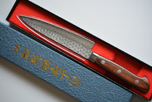 Charger l'image dans la galerie, CY204 - Couteau Japonais Petit damas 17 couches martellé Zen-Pou - Lame de 14cm en acier Vg10