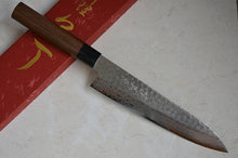 Charger l'image dans la galerie, CY207 - Couteau Japonais Wa-Gyuto/chef damas 33 couches martellé Zen-Pou- Lame de 21.5cm en acier A10