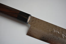 Charger l'image dans la galerie, CY207 - Couteau Japonais Wa-Gyuto/chef damas 33 couches martellé Zen-Pou- Lame de 21.5cm en acier A10