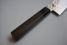 Charger l'image dans la galerie, CY208 - Couteau Japonais Wa-Santoku damas 33 couches martellé Zen-Pou - Lame de 18.5cm en acier suédois