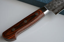 Charger l'image dans la galerie, CY214 - Couteau Japonais Sujihiki damas 17 couches martellé Zen-Pou - Lame de 24.5cm en acier Vg10