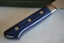 Charger l'image dans la galerie, CY215- Couteau Japonais Kiritsuke Santoku martellé Zen-Pou - Lame de 19cm en acier AUS10