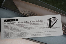 Charger l'image dans la galerie, CY215- Couteau Japonais Kiritsuke Santoku martellé Zen-Pou - Lame de 19cm en acier AUS10