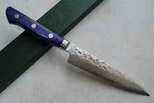 Charger l'image dans la galerie, CY216- Couteau Japonais Kiritsuke Petit martellé Zen-Pou - Lame de 14cm en acier AUS10