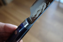 Charger l'image dans la galerie, CY216- Couteau Japonais Kiritsuke Petit martellé Zen-Pou - Lame de 14cm en acier AUS10