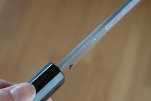 Charger l'image dans la galerie, CY217 Couteau Japonais Yanagiba Zenpou pour droitier - Lame de 23cm en acier au carbone Shirogami2