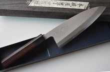 Charger l'image dans la galerie, CY218 Couteau Japonais Deba Zenpou pour droitier - Lame de 15cm en acier au carbone Shirogami2